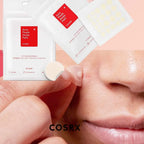 COSRX Acne Pimple Master Patch em uso