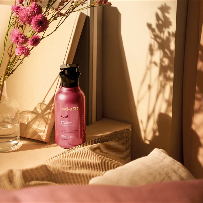 Loção Revitalizante Corporal Nativa Spa Rosé, 400ml