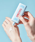 Bio Watery Sun Cream TOCOBO aplicação