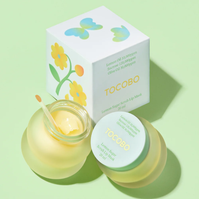 TOCOBO - Mascarilla labial exfoliante de limón y azúcar