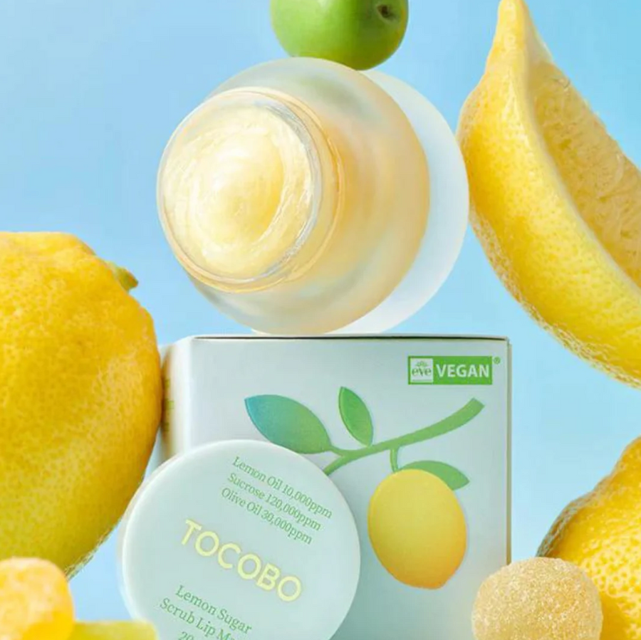 TOCOBO - Mascarilla labial exfoliante de limón y azúcar