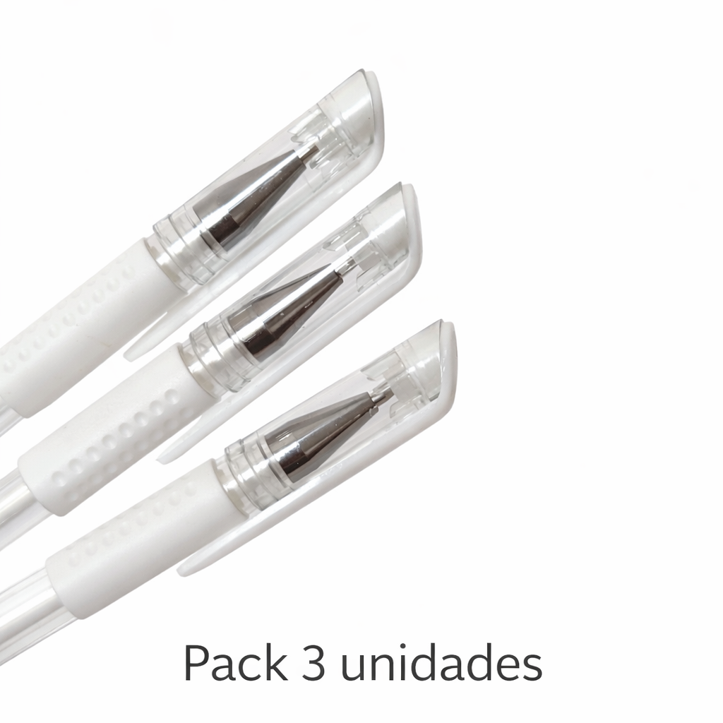 White Design Pen – Precisão para Sobrancelhas e Lábios