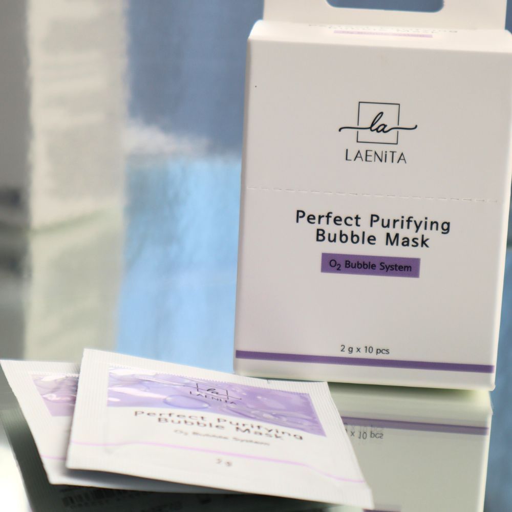 Laenita Perfect Purifying Bubble Mask – O₂ Bubble System