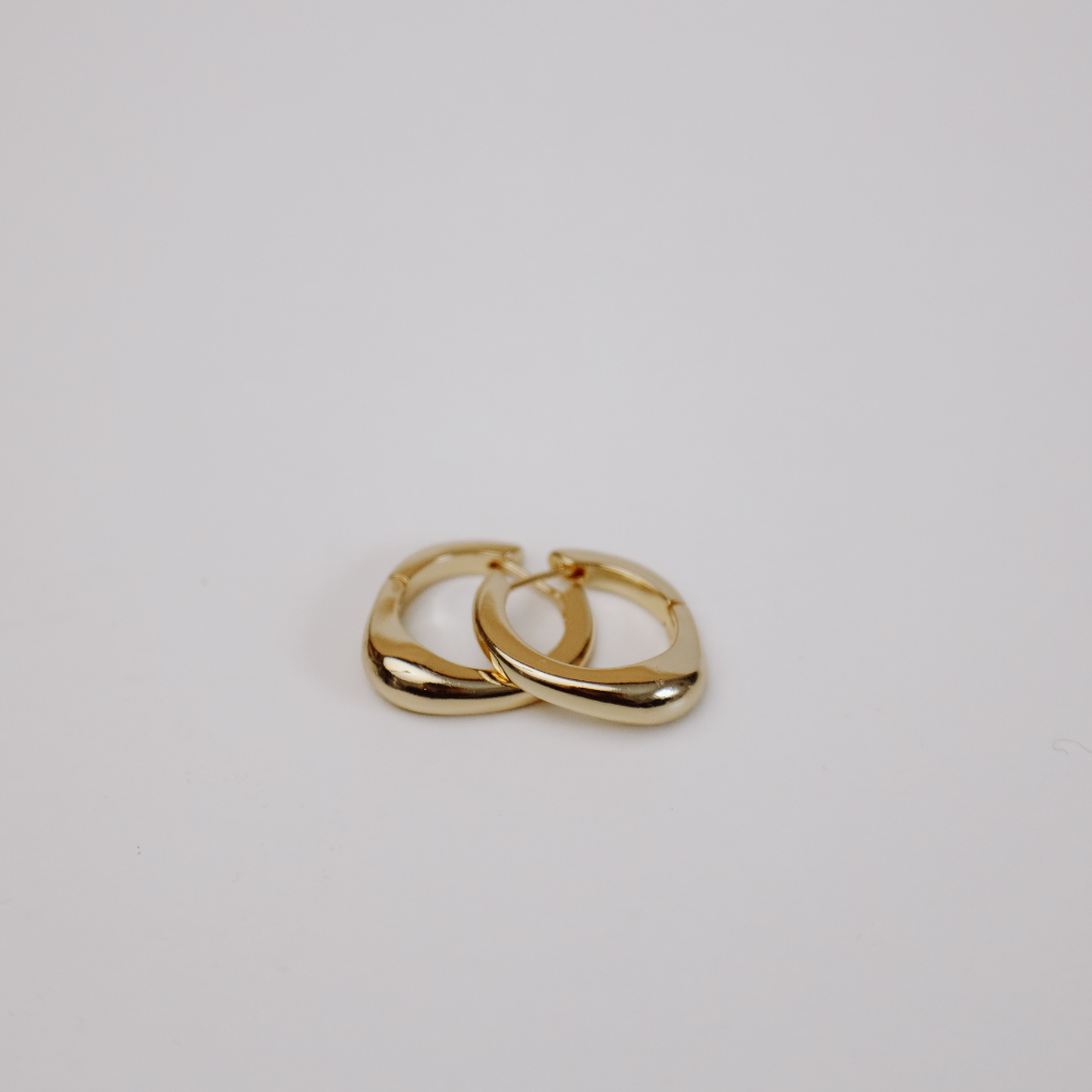 Irregular Hoops - Gold