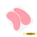 Parches de ojos rosas reutilizables